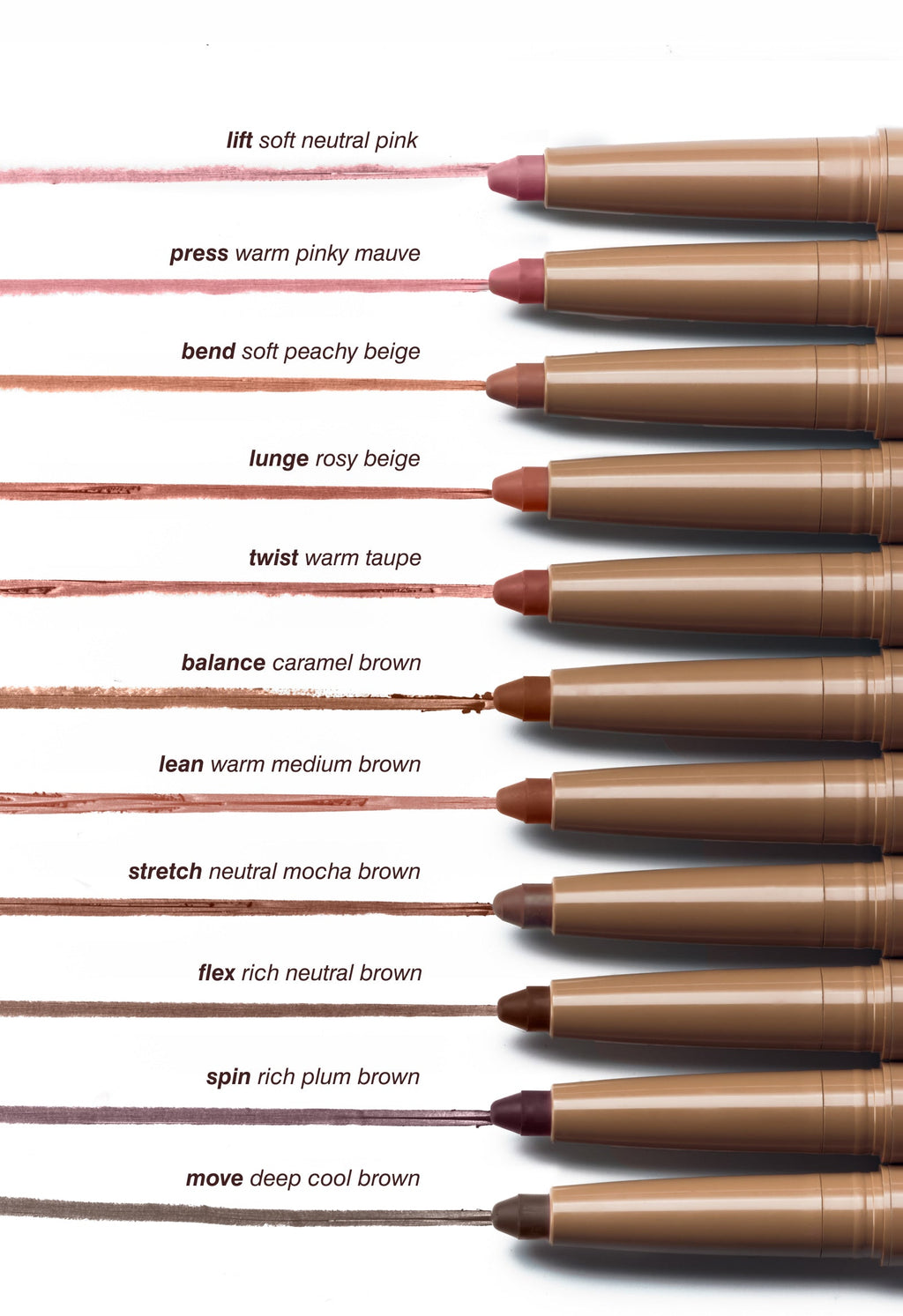 The Peptide Lip Shape Set – Coffret de 4 crayons à lèvres