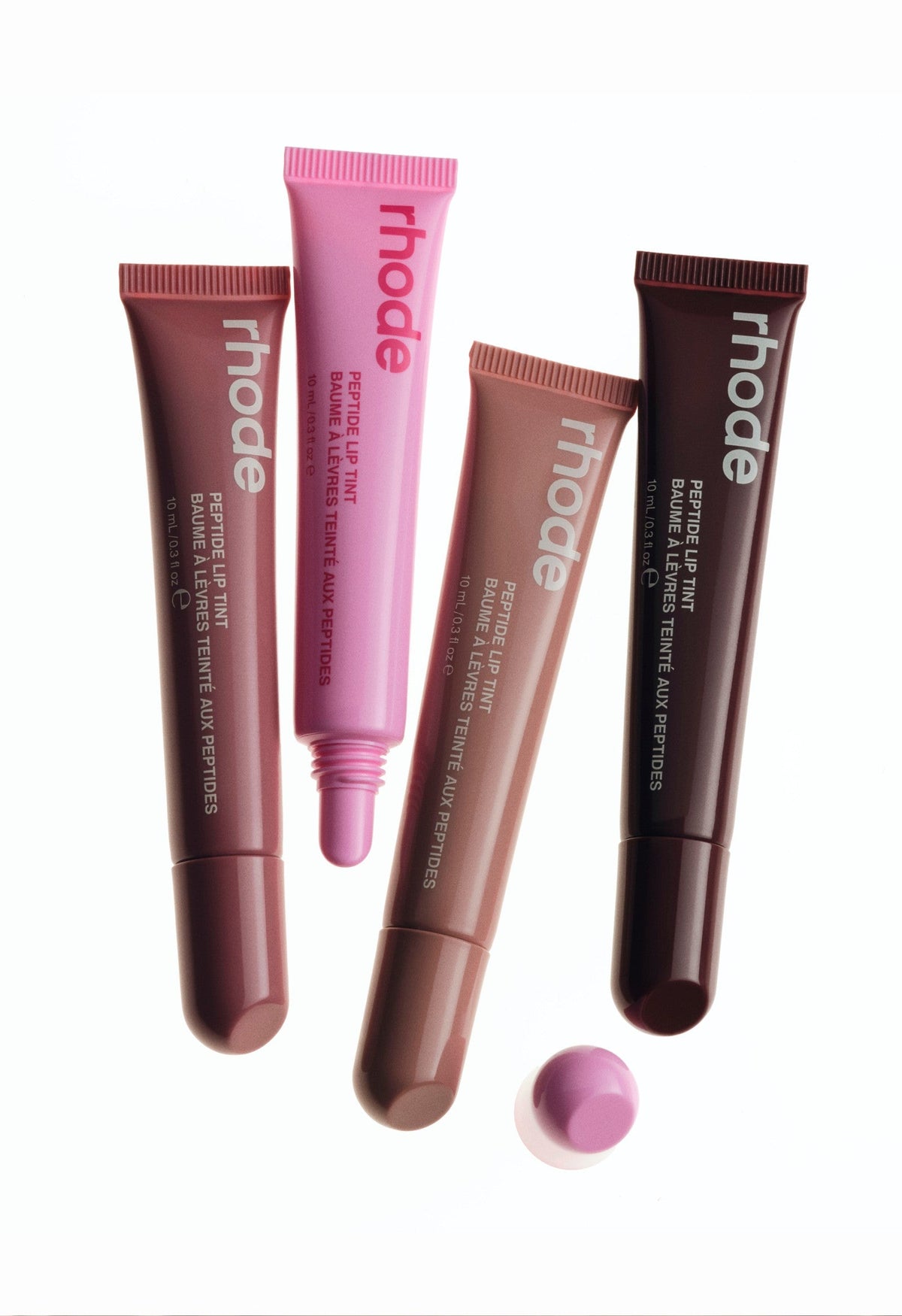 The Peptide Lip Tint Set – Coffret de 4 soins lèvres teintés